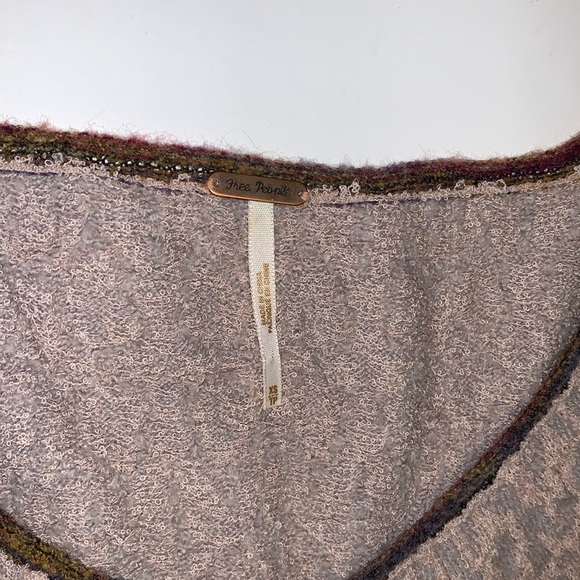 Free People Lavender Mixed Fabric Knit Tunic - Women’s Size XS - Picture 6 of 8